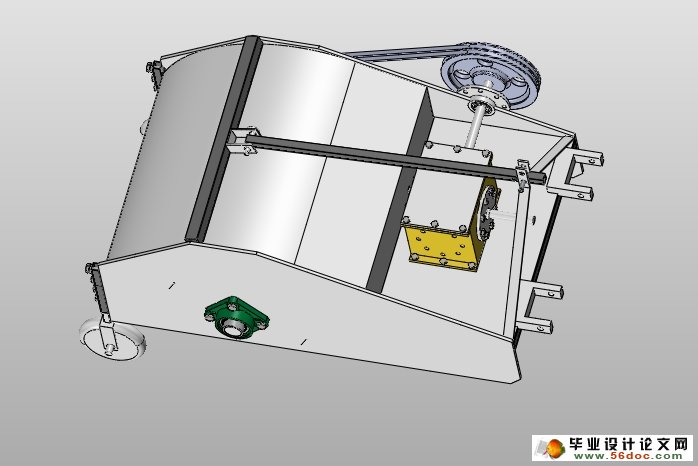 甩刀式马铃薯杀秧机的设计(农业机械)(含CAD图,SolidWorks三维)