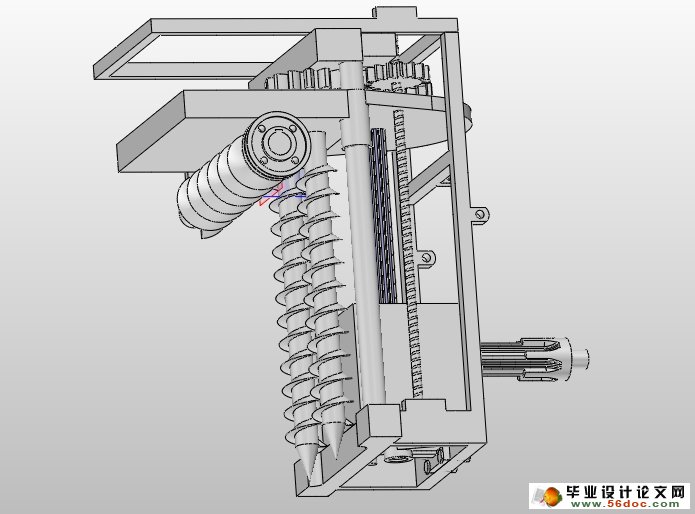 山药挖掘收获机的设计(农业机械)(含CAD图,SolidWorks三维)