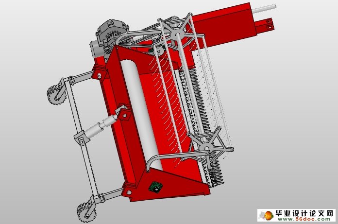 苜蓿收获机的设计(农业机械)(含CAD图,SolidWorks三维)
