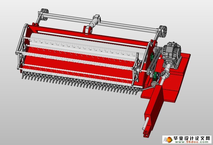 苜蓿收获机的设计(农业机械)(含CAD图,SolidWorks三维)