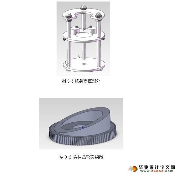 灌装生产线之酒瓶旋盖机的设计(含CAD图,SolidWorks三维)