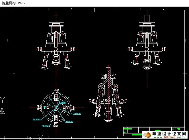 灌装生产线之酒瓶旋盖机的设计(含CAD图,SolidWorks三维)