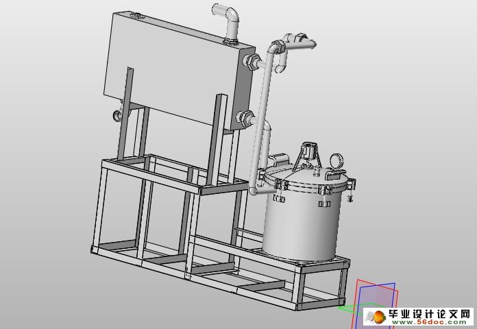 环保型石硫合剂熬制锅的设计(农业机械)(含CAD图,SolidWorks三维)