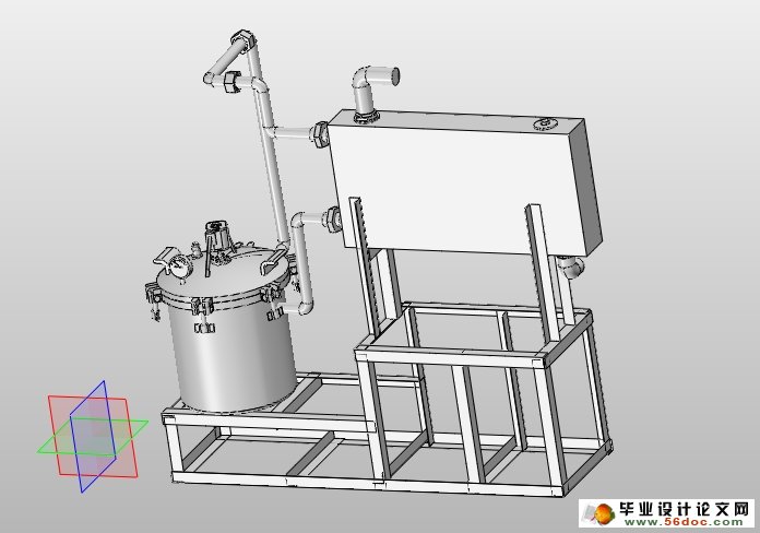 环保型石硫合剂熬制锅的设计(农业机械)(含CAD图,SolidWorks三维)