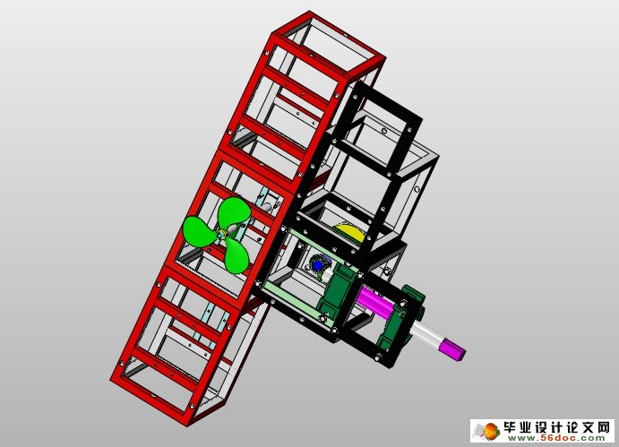 高架风扇助力喷药机设计(农业机械)(含CAD图,SolidWorks三维)