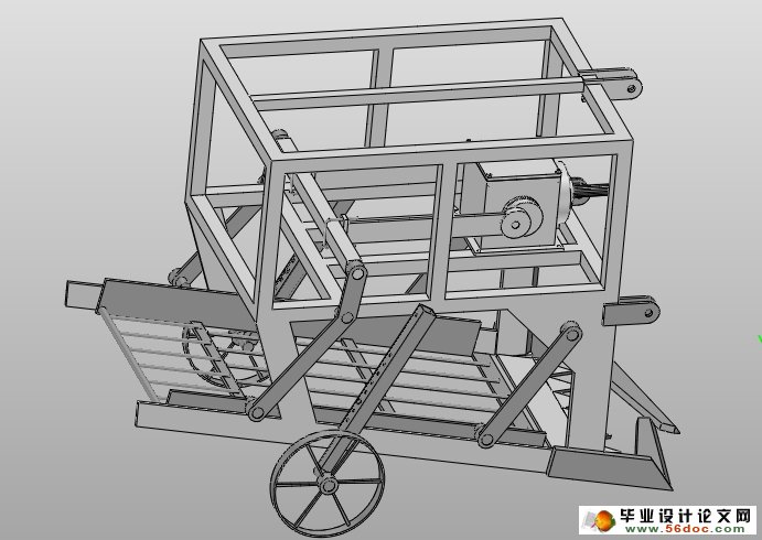 甘草收获机的设计(农业机械)(含CAD图,SolidWorks三维)