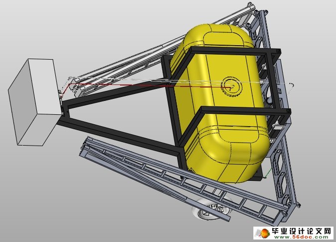车载式喷药机的设计(农业机械)(含CAD图,SolidWorks三维)