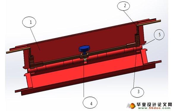圆梳机中副夹板装置设计(含SolidWorks三维图)