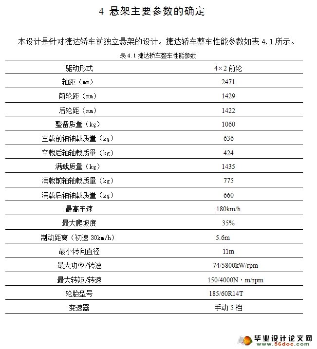 轿车麦弗逊式前独立悬架设计及有限元分析(附CAD图,ProE三维图)