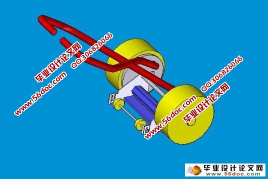无动力滚刀式草坪修剪机设计(含CAD零件图和装配图)