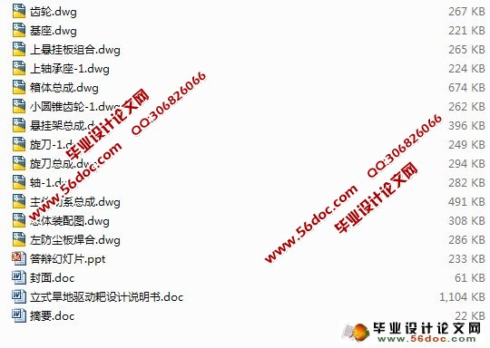 立式旱地驱动耙设计