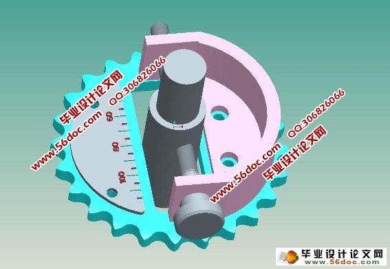 偏心链轮不等速机构设计(CAD,Proe三维)
