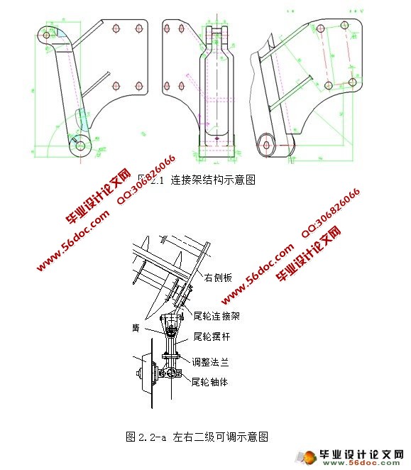驱动圆盘犁尾轮装置结构设计