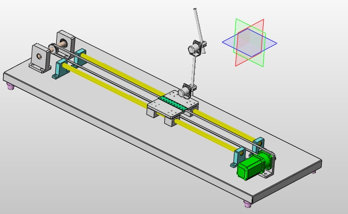 两级倒立摆设计(含CAD图,SolidWorks三维图)