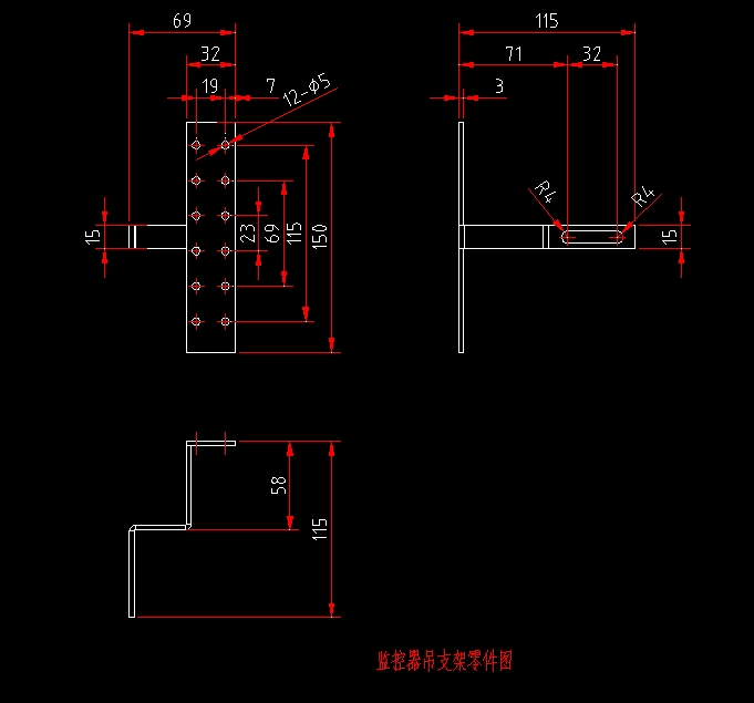 ֧ܳѹģ(CADͼ,SolidWorksάͼ)