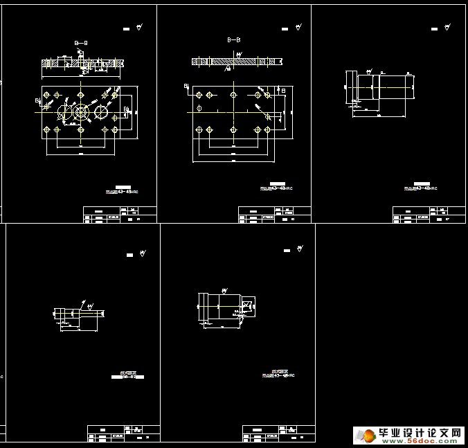 ��ж˸ǳ�ѹ����ģ�����(��CAD���װ��ͼ)