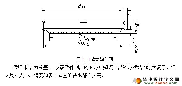 盒盖注塑模具设计(含CAD零件装配图,工序卡)