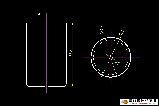 ��ԲͲ�׿׳�ѹ���ռ�ģ�����(��CAD���װ��ͼ,���տ�)
