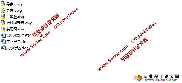 家用水瓢注射模模具设计(含CAD零件图装配图)