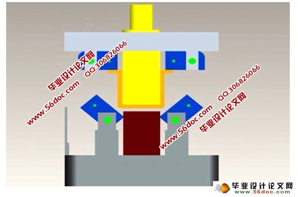 凹形(U型件)精密弯曲模运动仿真(Proe三维,仿真视频)