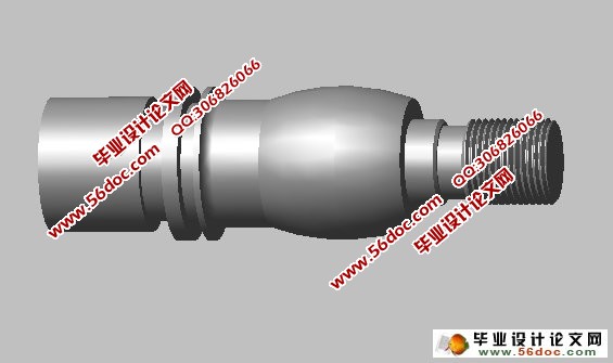 典型轴的车削工艺设计(CAD,UG三维)