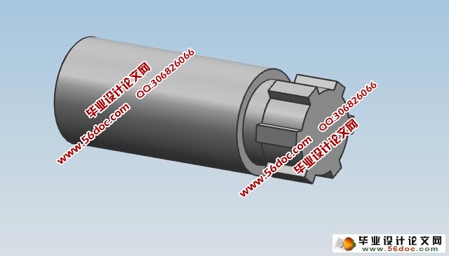花键轴的数控加工工艺(CAD,UG三维)