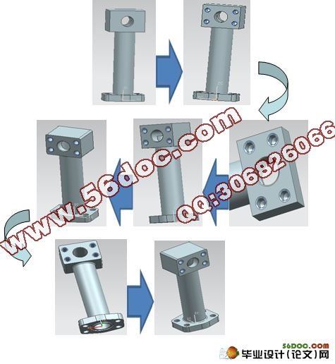举升钢管加工工艺设计(solidwork三维,cad)