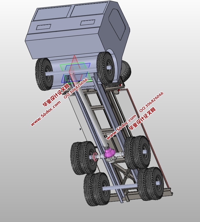 煤炭采样车底盘结构的设计(含CAD零件装配图,SolidWorks三维图)