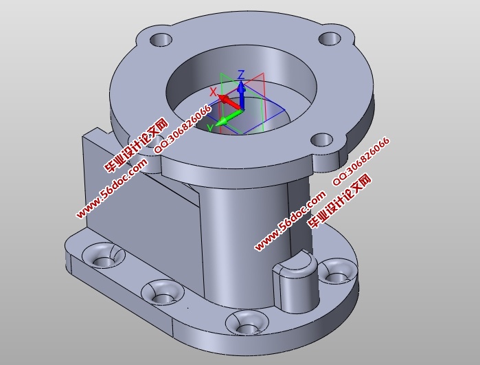 壳体零件某一工序专用夹具设计(含CAD图,CAXA图,SolidWorks三维图)