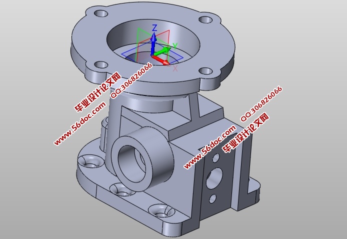 壳体零件某一工序专用夹具设计(含CAD图,CAXA图,SolidWorks三维图)