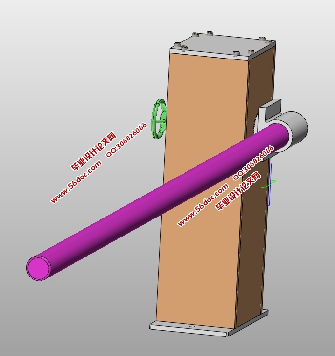 停车场用电动栏杆的设计(含CAD零件装配图,SolidWorks三维图)