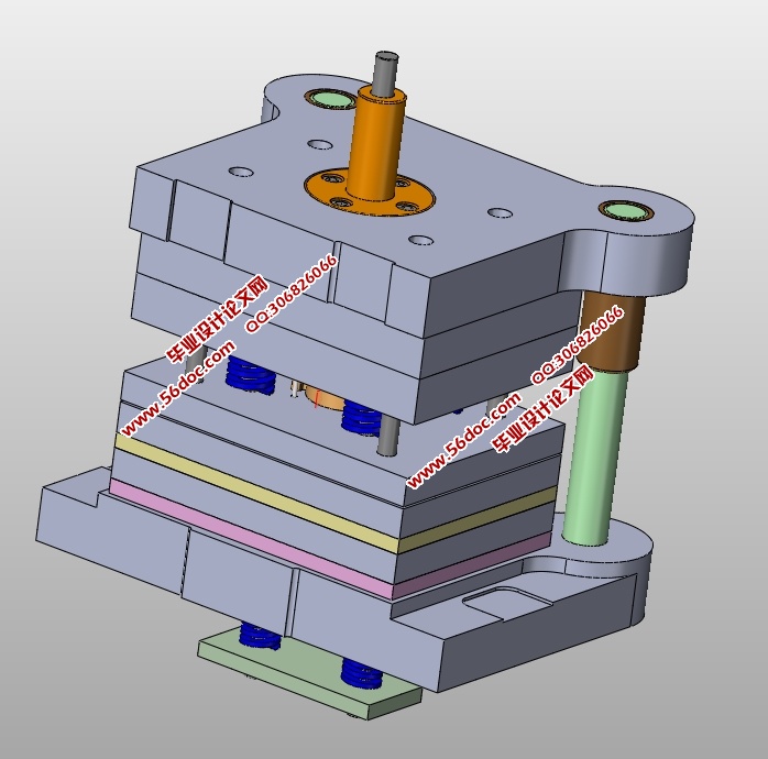电机定子冲裁工艺及模具设计(含CAD零件装配图,SolidWorks,x_t三维图)