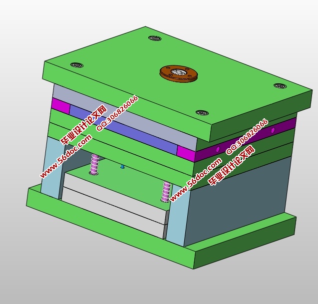 手机保护壳注塑模具设计(含CAD零件装配图,SolidWorks三维图)
