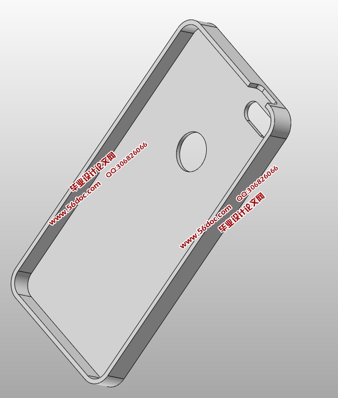 手机保护壳注塑模具设计(含CAD零件装配图,SolidWorks三维图)