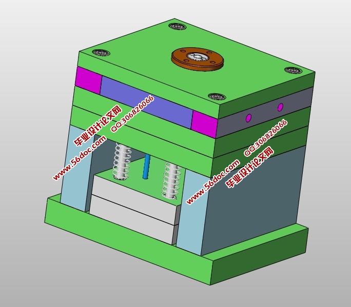 剃须刀壳罩注塑模具设计(含CAD零件装配图,SolidWorks,STEP三维图)