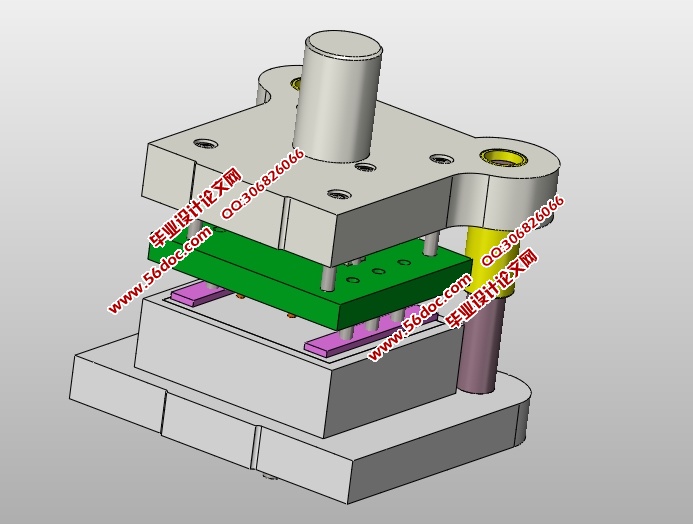Z形件弯曲冲压模具设计(含CAD图,SolidWorks三维图)