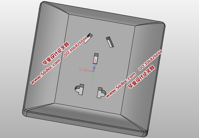 插座上壳注塑模具的设计(含CAD零件装配图,Proe三维图)