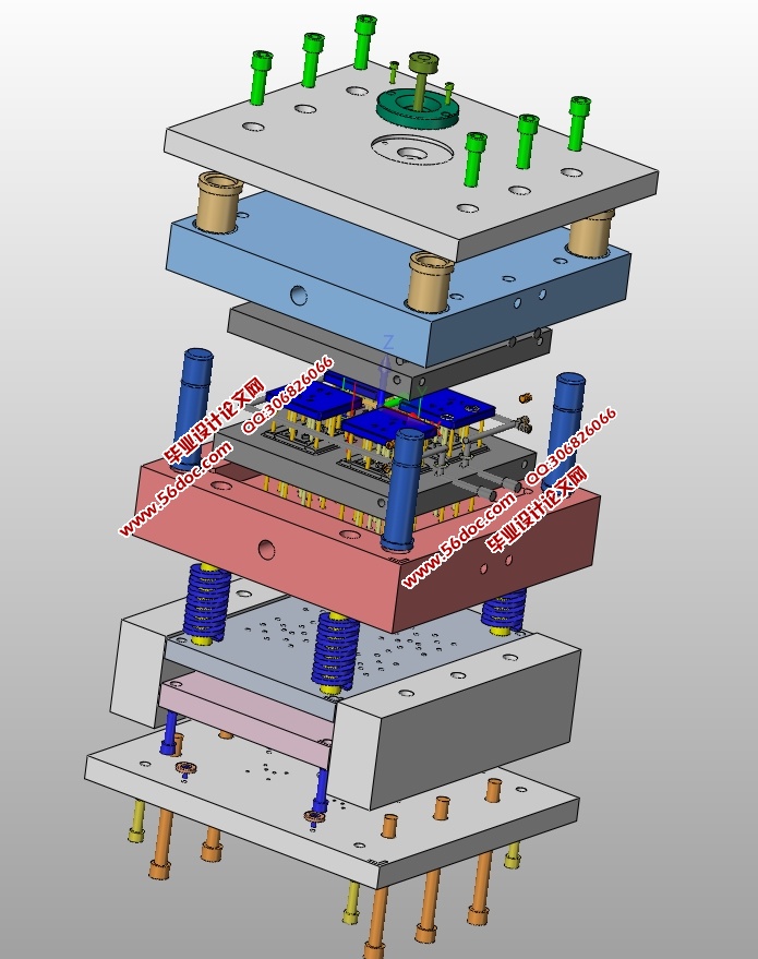 插座上壳注塑模具的设计(含CAD零件装配图,Proe三维图)