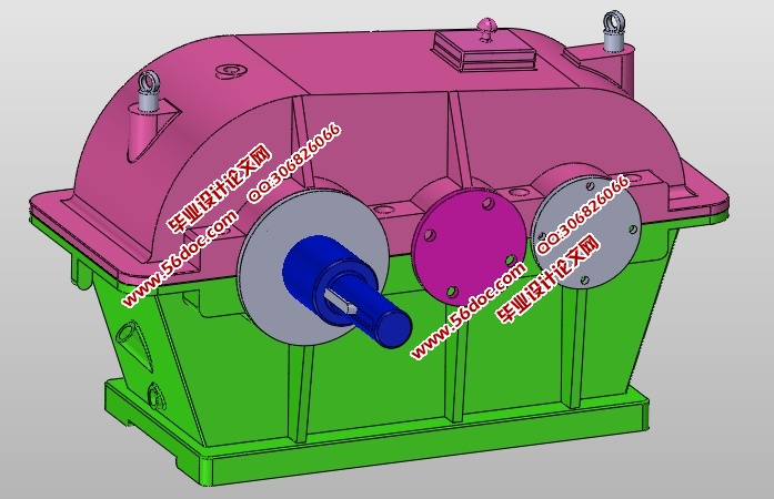 二级闭式齿轮减速器设计(含CAD装配图,SolidWorks三维图)