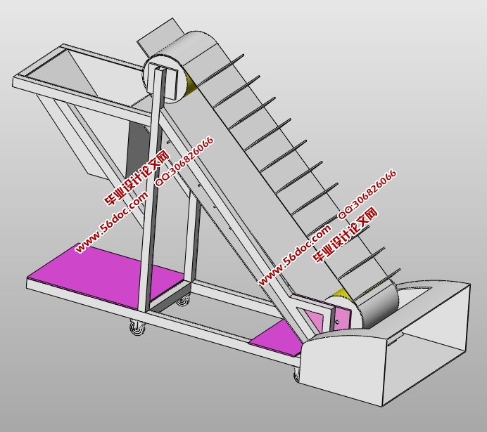 粮食收集装袋机的设计(含CAD零件装配图,SolidWorks三维图)