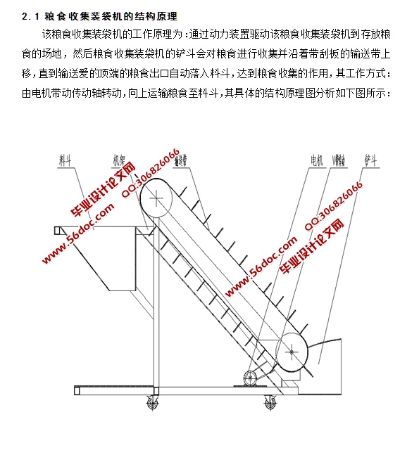 粮食收集装袋机的设计(含CAD零件装配图,SolidWorks三维图)