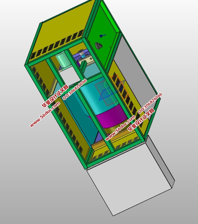 果蔬切割机的设计(含CAD零件装配图,SolidWorks三维)