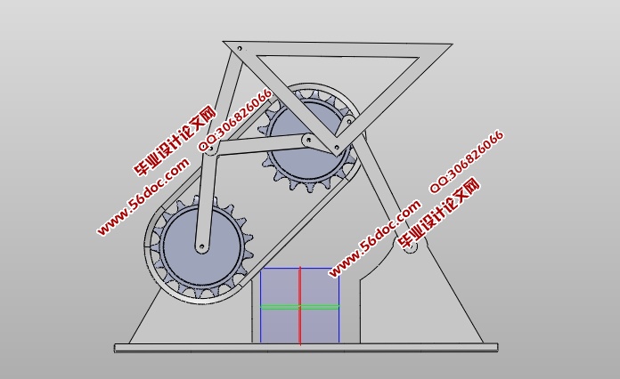 直线引导机构运动仿真设计(含CAD零件装配图,SolidWorks三维图,视频)