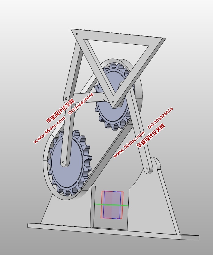 直线引导机构运动仿真设计(含CAD零件装配图,SolidWorks三维图,视频)