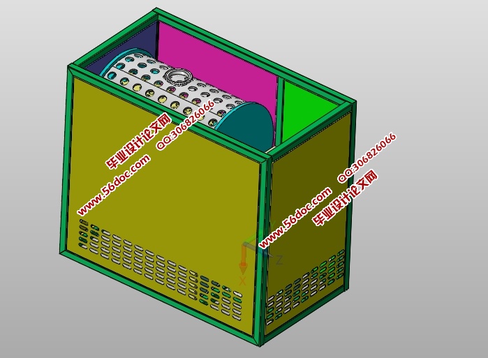 水果去皮机的设计(含CAD零件装配图,SolidWorks三维图)
