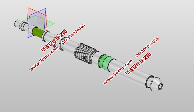 一种高温防砂节流器设计(含CAD零件装配图,SolidWorks三维图)
