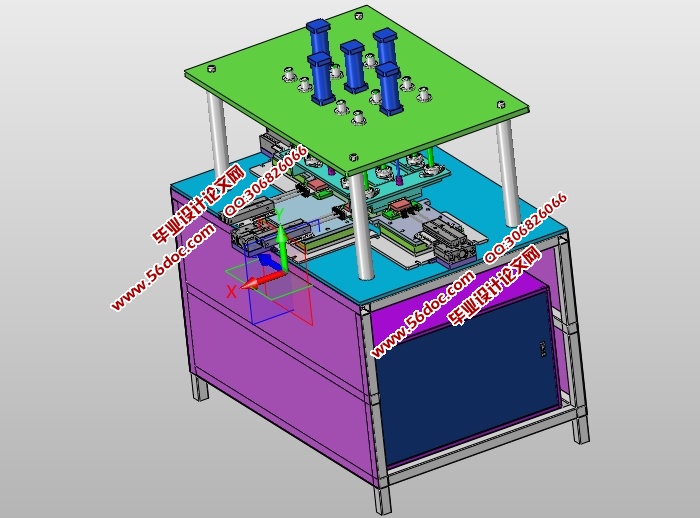 新型散热器叠压机的设计(含CAD零件装配图,SolidWorks三维图)