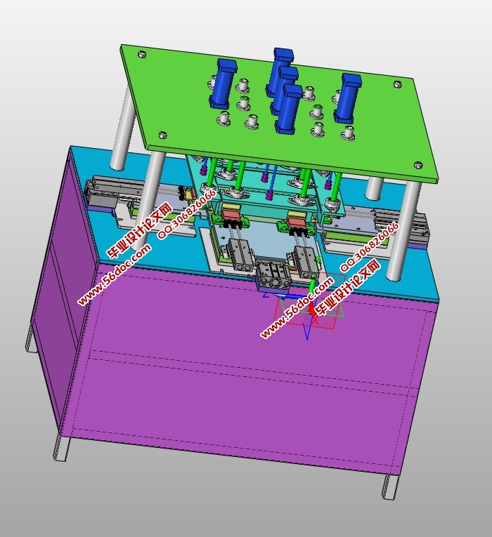 新型散热器叠压机的设计(含CAD零件装配图,SolidWorks三维图)