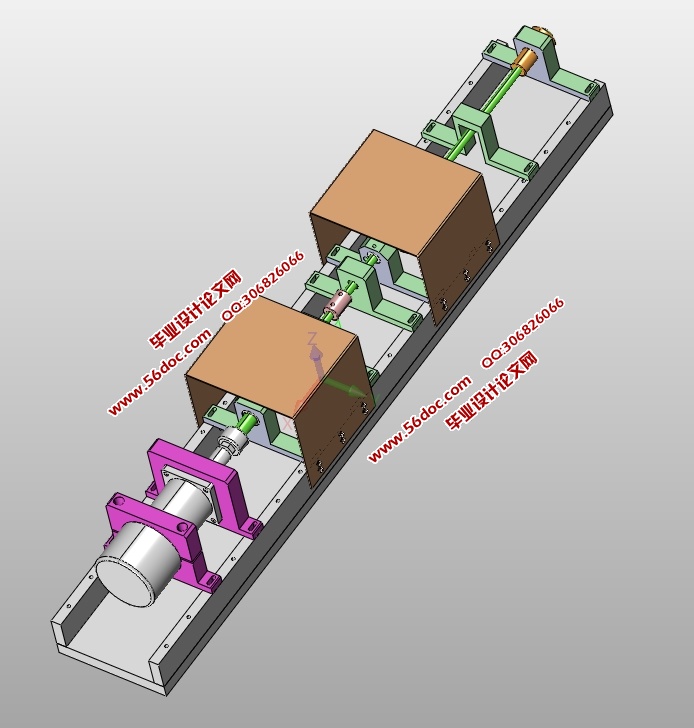 双跨柔性转子实验装置设计(含CAD零件装配图,SolidWorks,IGS三维图)