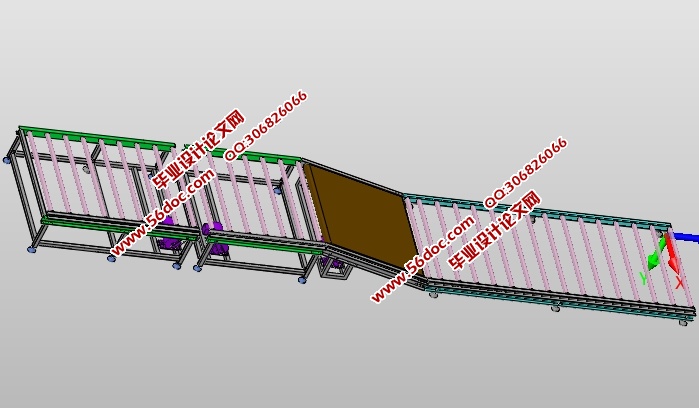 驱动式滚筒运输机优化设计(含CAD零件装配图,SolidWorks三维图)
